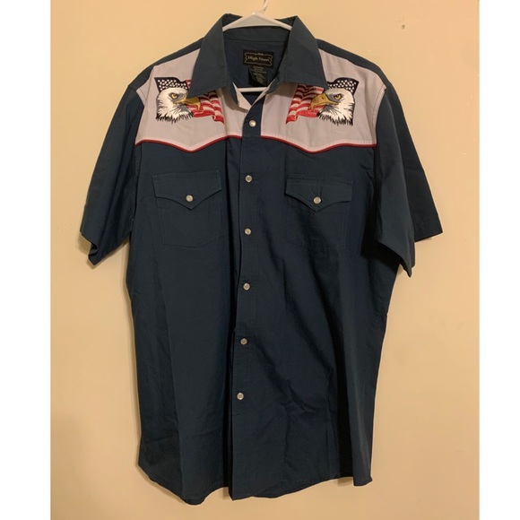 high noon Other - High noon vintage eagle button up shirt